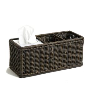 Straw Flatware Basket<br>(3 Compartments)