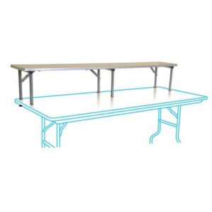 6′ x 12″ Table Bar Riser