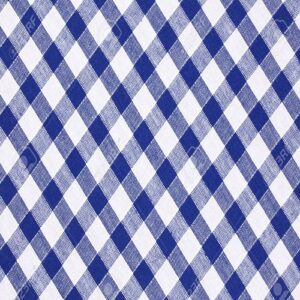Checkered Blue/White<br>90″