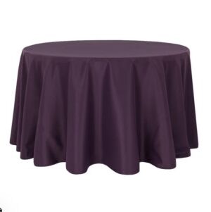 Eggplant Polyester<br>120″, 132″