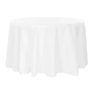 White Polyester<br>90″, 120″, 132″