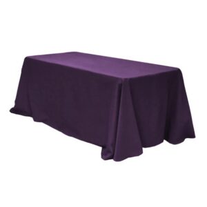 Eggplant Polyester<br>90×132