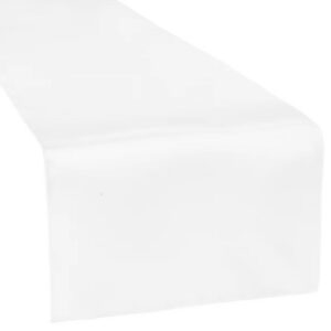 White Satin Runner