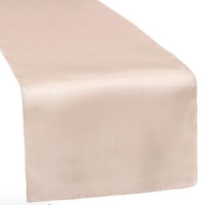 Champagne Satin Runner