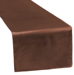 Chocolate Satin Runner