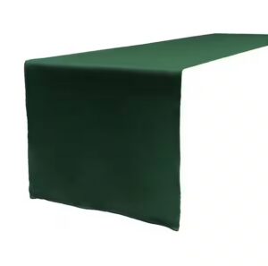 Hunter Green Satin Runner