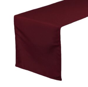 Burgundy/Maroon Satin Runner