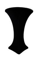 Black Spandex Cocktail Table Covers