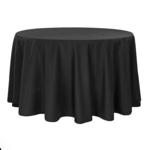 Black Polyester<br>90″, 120″, 132″