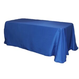 Royal Blue Polyester<br>90×132