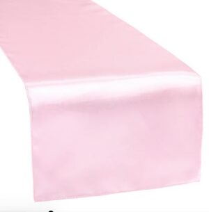 Pink Satin Runner