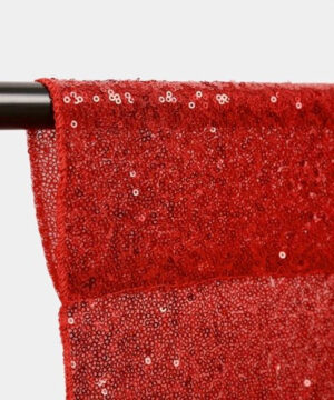 Red Sequin panel