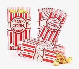 Popcorn bags <br> 50 count