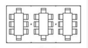 Tent Package #1 Tent 10×20 (3) 6ft tables (18) Folding chairs (3) Tablecloth poly (black or white)